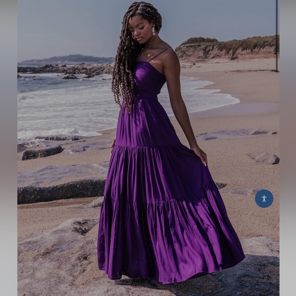 JessaKae Dresses & Skirts - JessaKae Lana Dress - Spaghetti Strap A Line Ruched Tiered Sundress